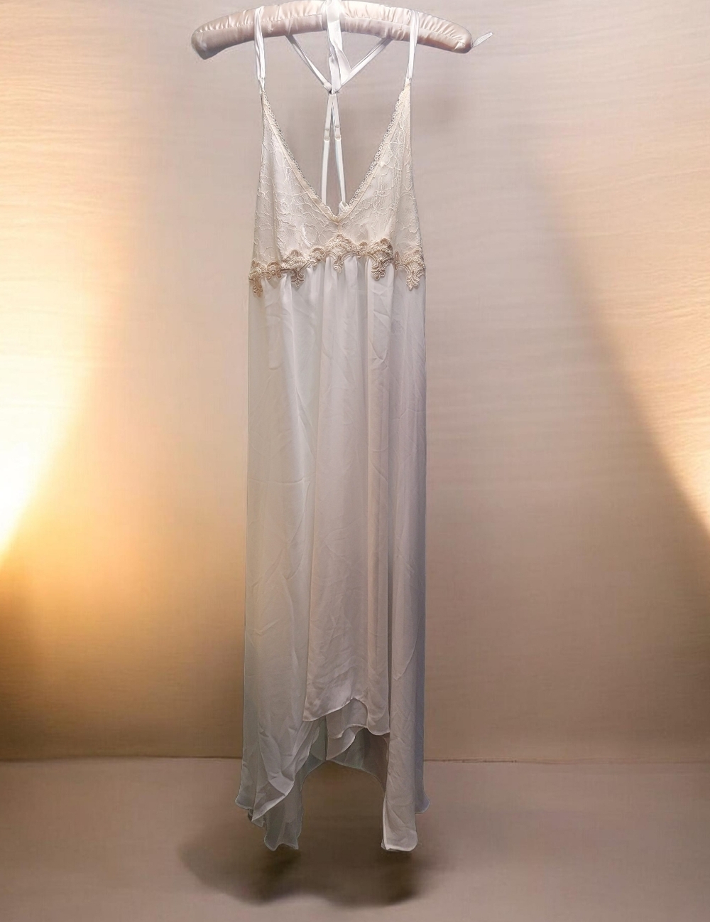 Linea Donatella Keepsake Lace-Trim Chemise
